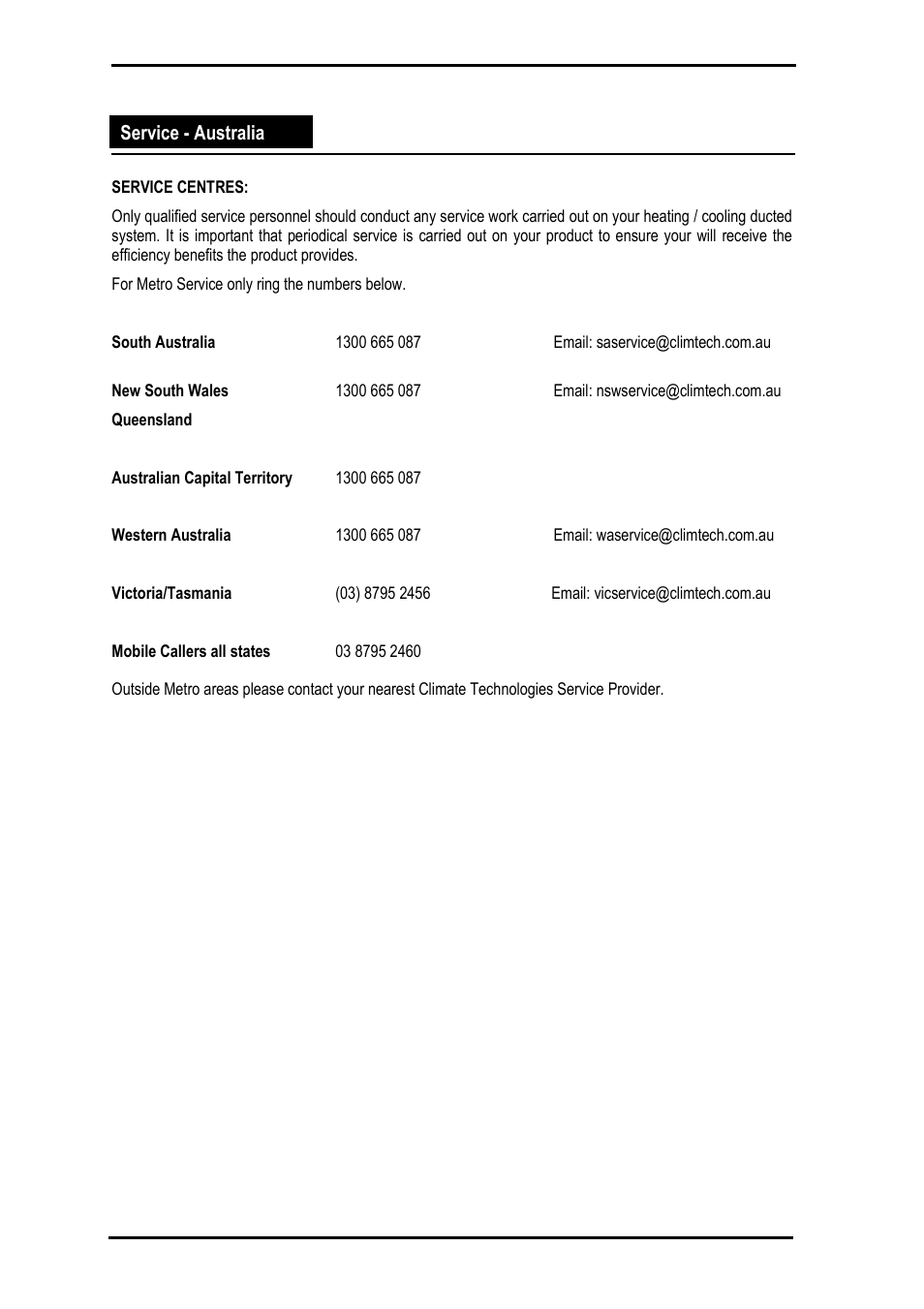 Bonaire Slimline Digital controller User Manual | Page 27 / 28