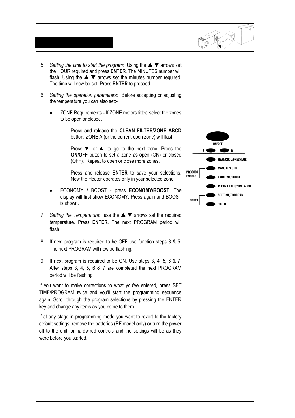 Bonaire Comfort Control - RF/LV User Manual | Page 20 / 52