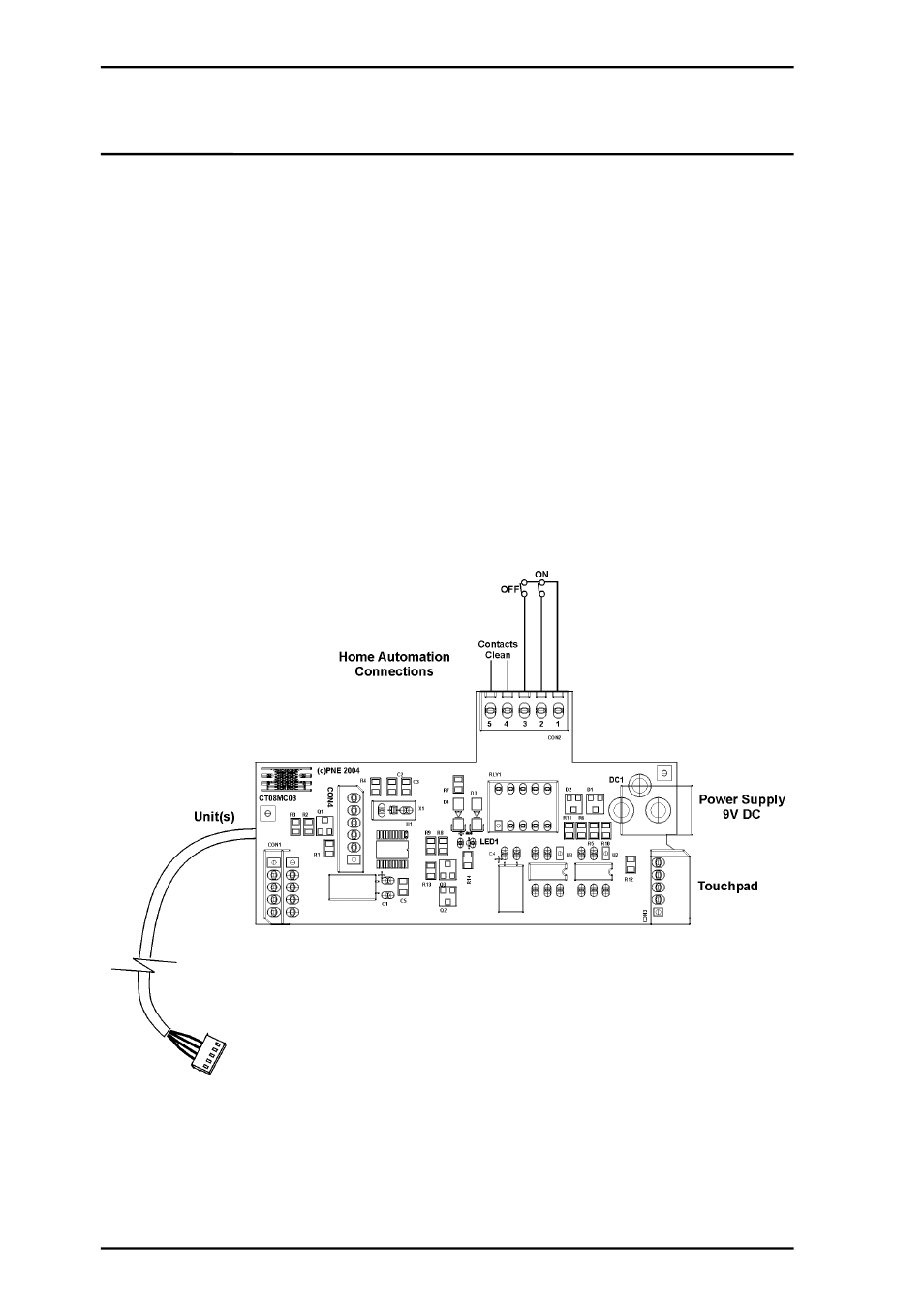 Setup, Home automation | Bonaire Home Automation (Touchpad Only) User Manual | Page 3 / 4