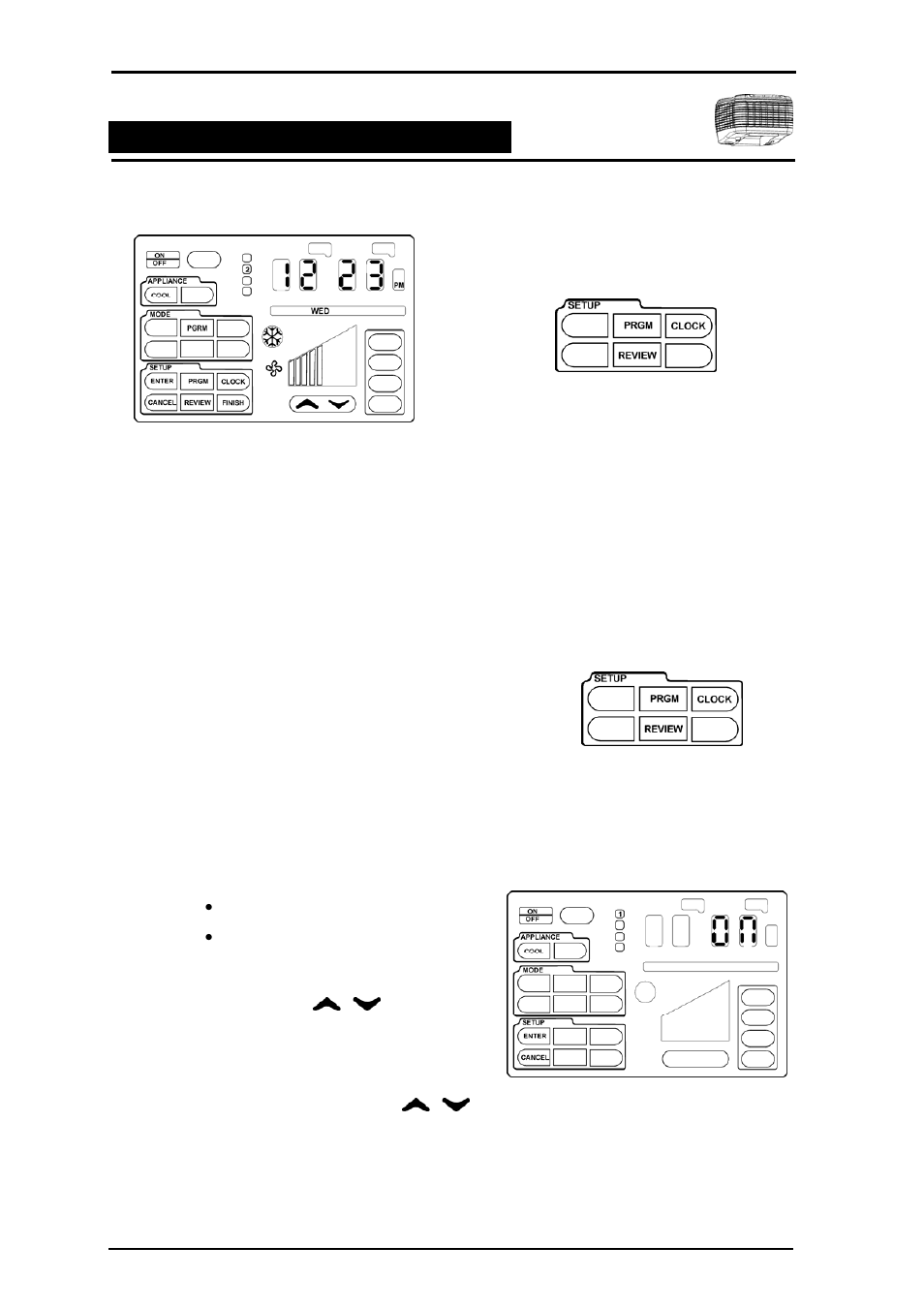 Program setup, Ducted evaporative air conditioning | Bonaire Touchpad User Manual | Page 32 / 60