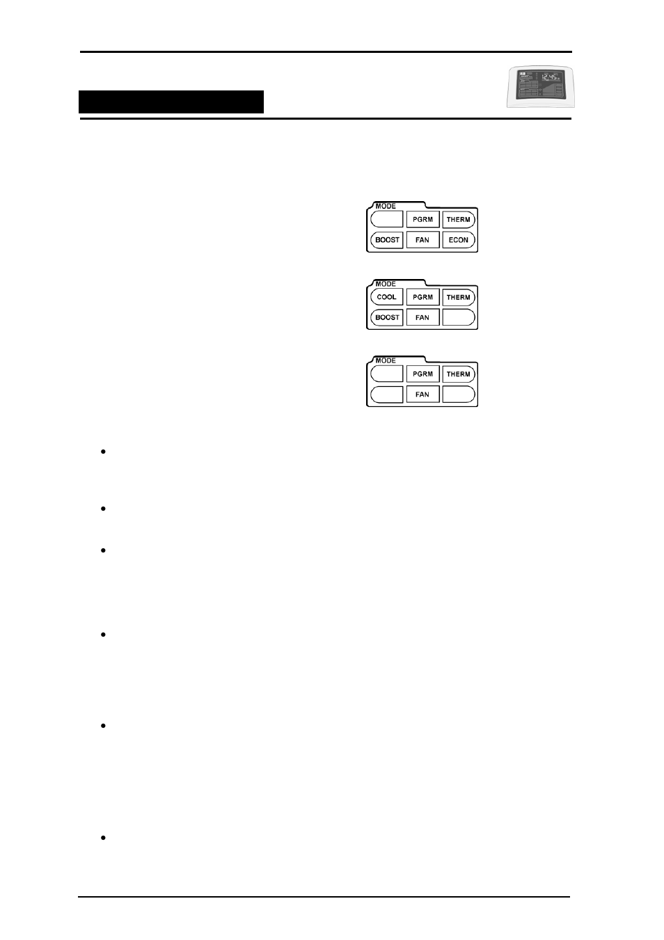 Navigating the controls | Bonaire Touchpad User Manual | Page 9 / 60