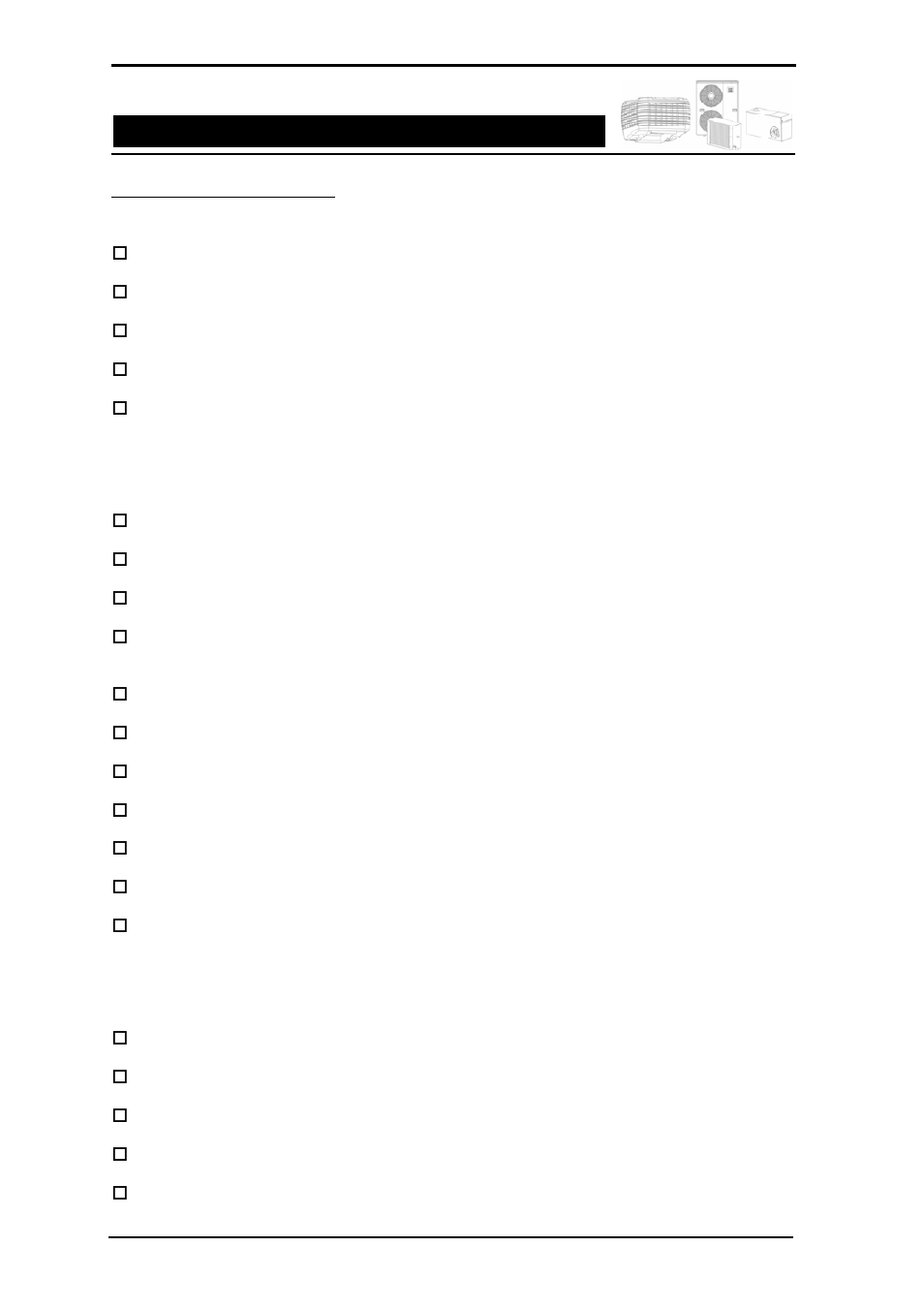 Commissioning check list, General, Unit - ducted evaporative air conditioner | Unit – ducted heating | Bonaire LV User Manual | Page 36 / 44