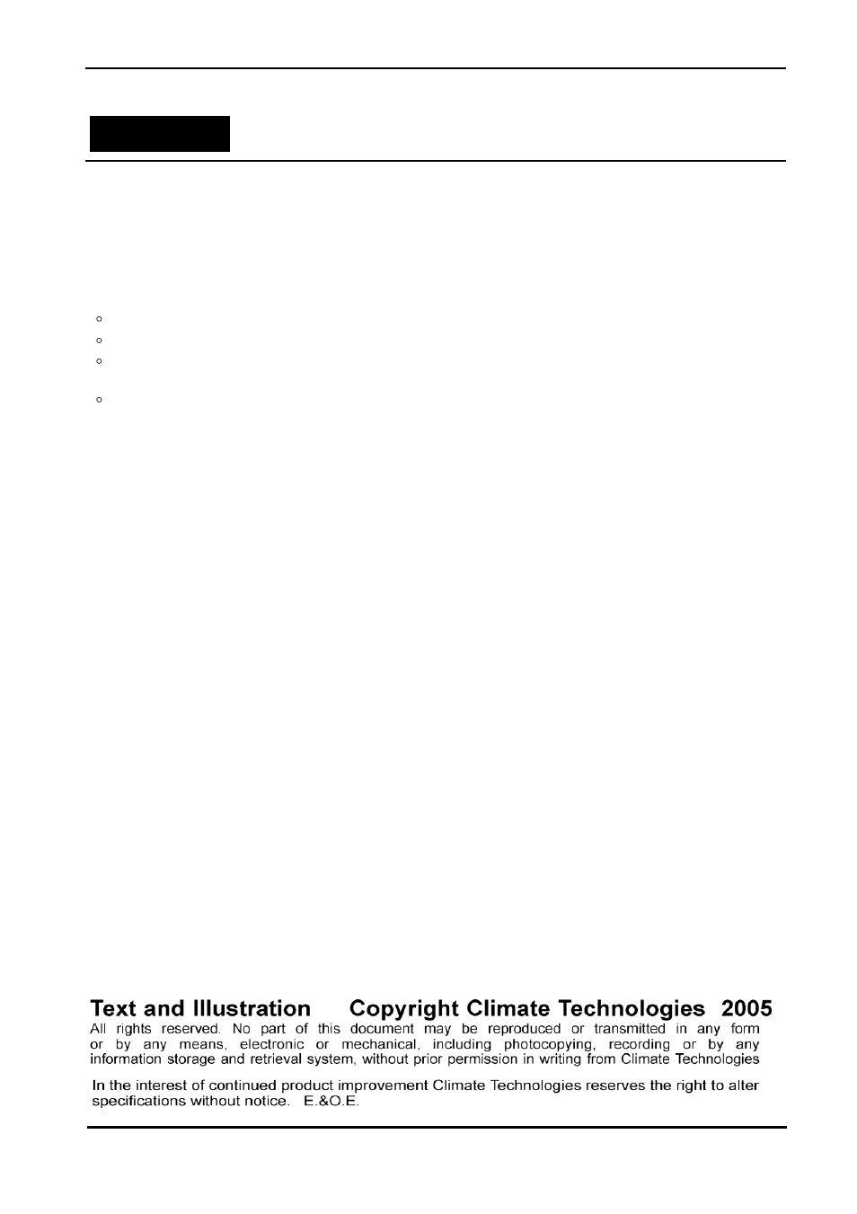 Safety & owner responsibility, Precautions, Features | Power or gas interruption, Introduction | Bonaire 3 Star Mid Efficiency User Manual | Page 4 / 16