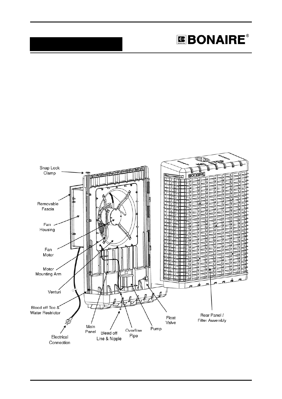 Introduction, Operation instructions, General | Unit internal view | Bonaire Durango Window Cooler User Manual | Page 5 / 24