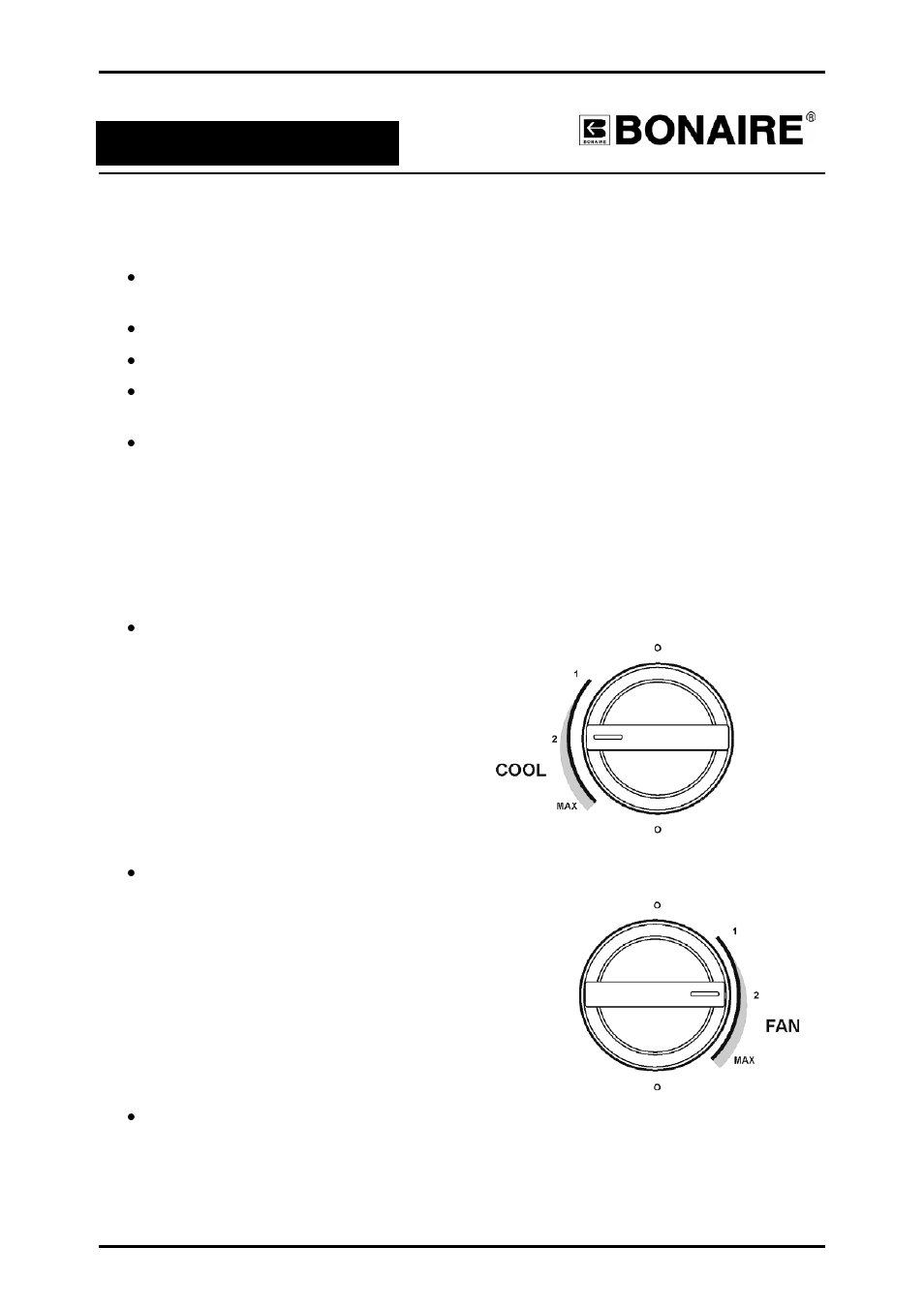 Cooler operation, Before starting, Operating the unit | Operation instructions | Bonaire Durango Window Cooler User Manual | Page 7 / 24