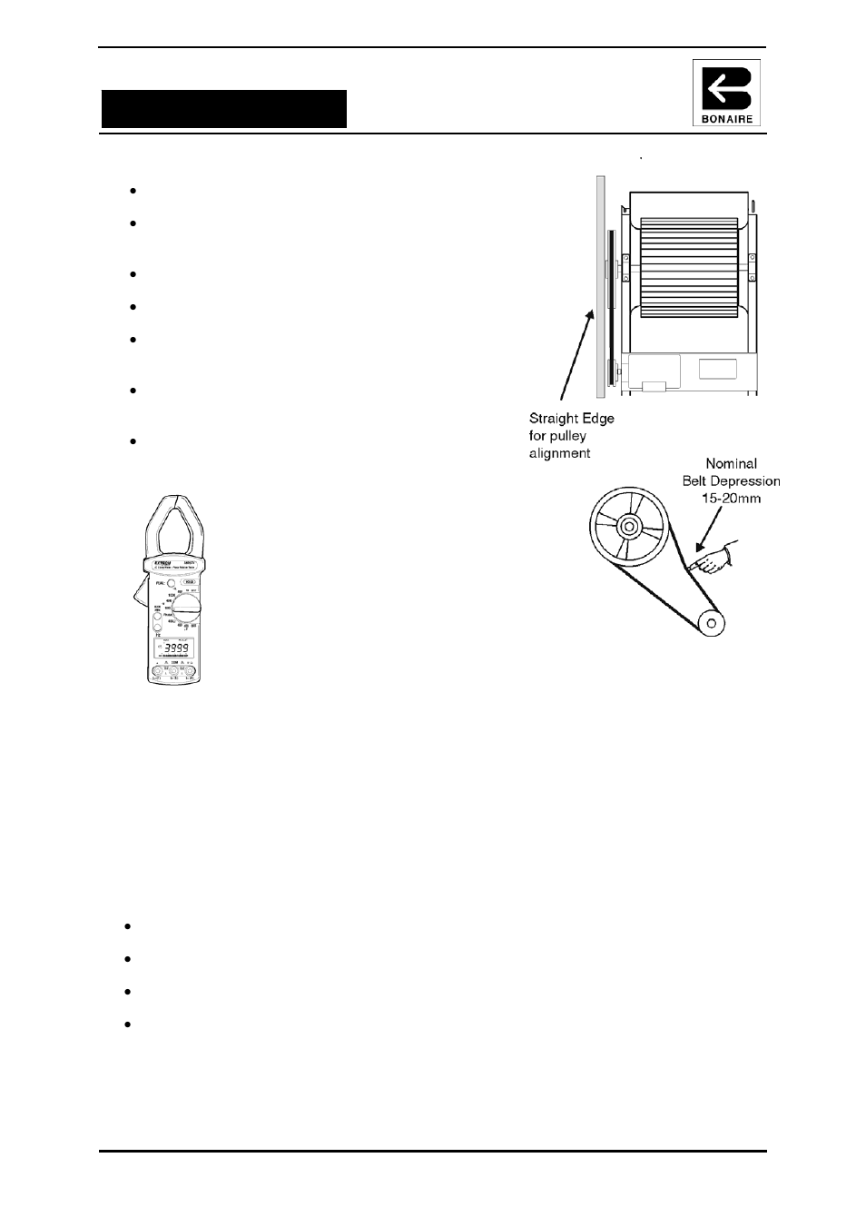 Fan operation, Controls, Customer hand over | Commissioning | Bonaire B Series Light Commercial User Manual | Page 17 / 28