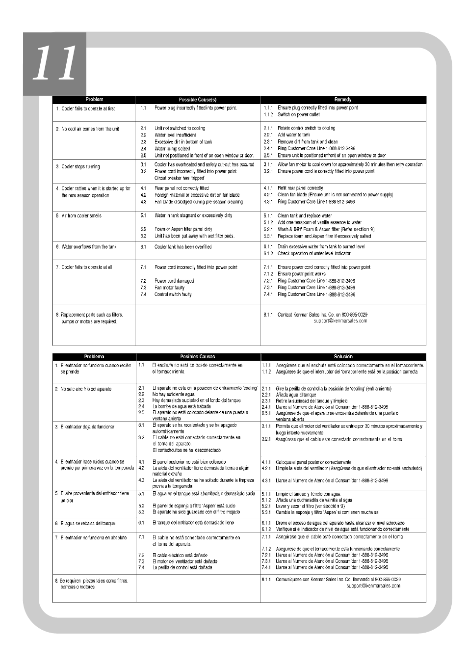 Bonaire Ultracooler User Manual | Page 14 / 15
