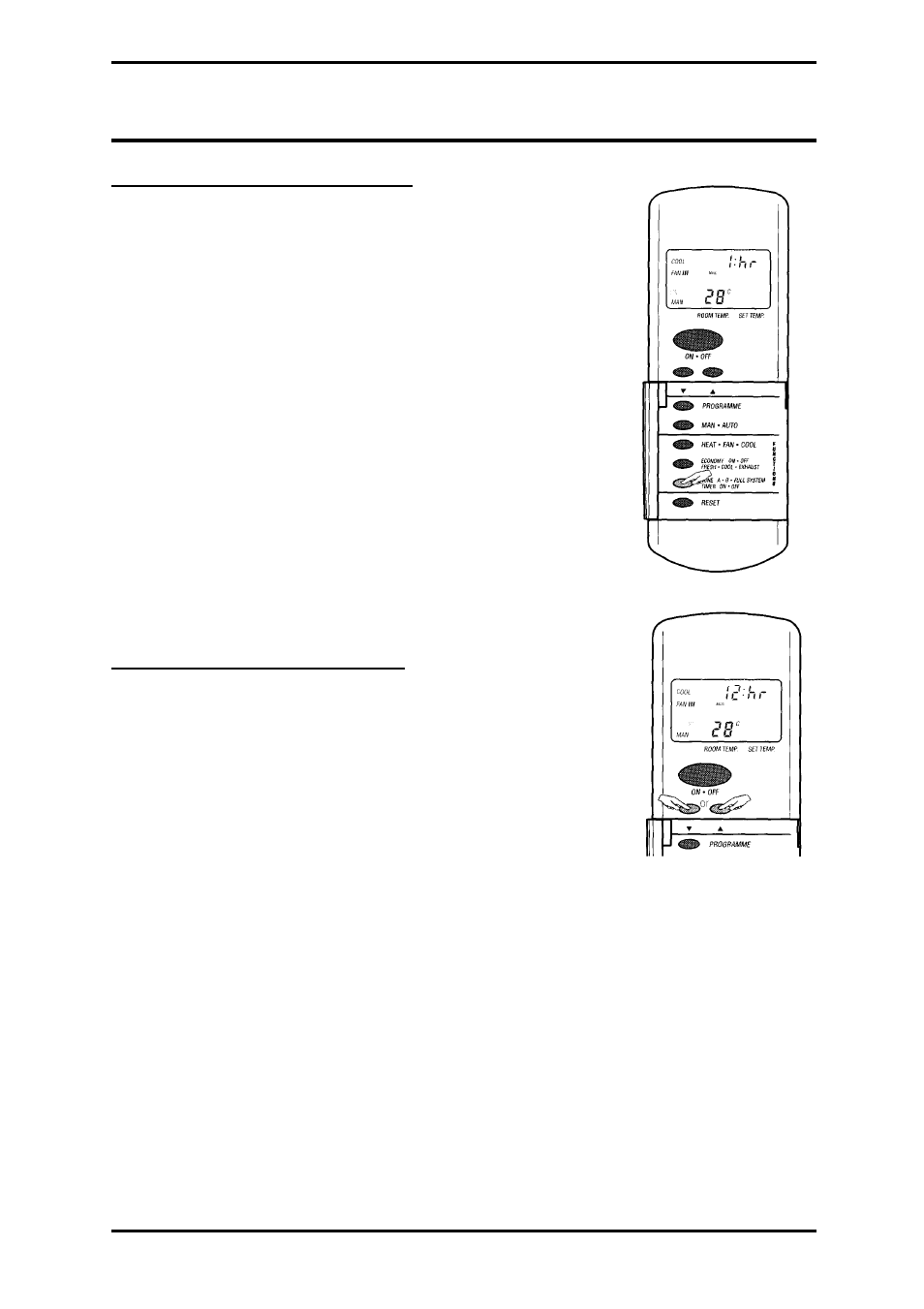 Turning “off” the air conditioner, Turning “on” the air conditioner, 12 hours | Setting up the timer | Bonaire 3 Speed RF (Power House Option) User Manual | Page 3 / 4