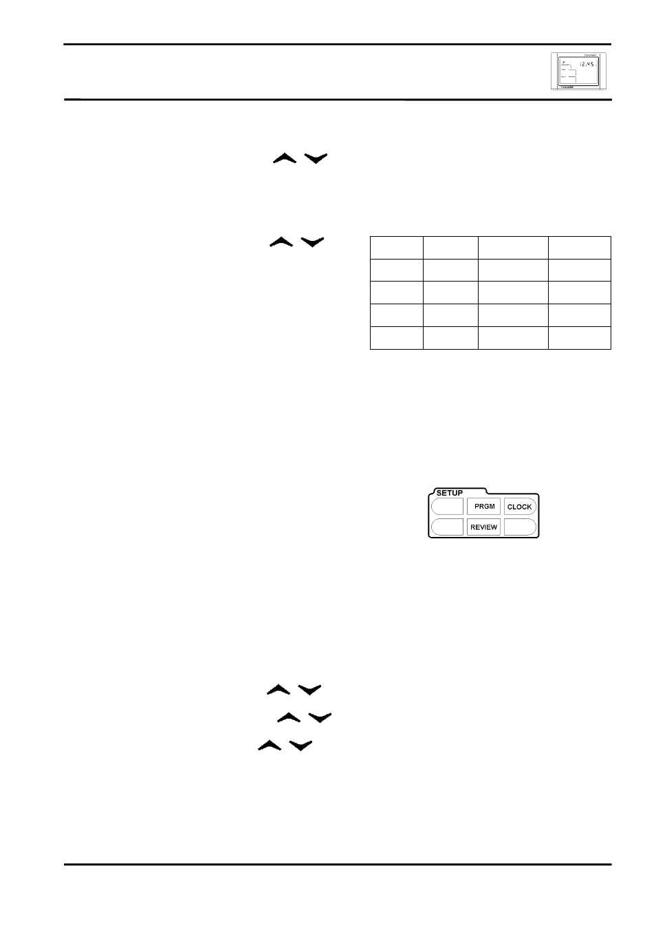 Clock setup, Setup & commissioning | Bonaire Touchpad Control (LV) - Tekelek User Manual | Page 19 / 32