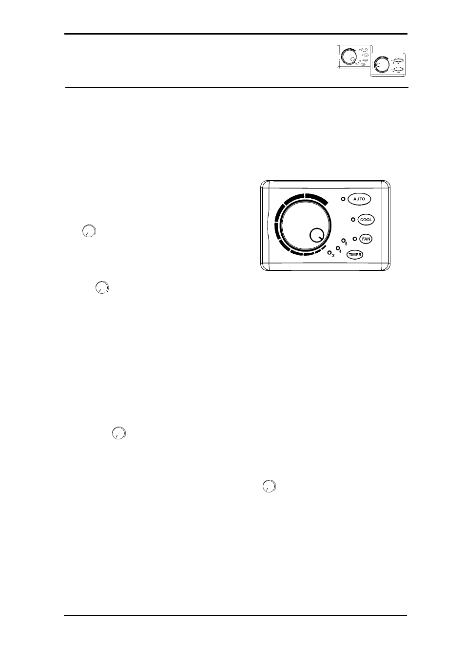 Operating the controls, Programmable thermostat control, Manual operation | Fan only, Fan & pump, Turning off unit, Ventilation, Automatic operation, Rogrammable, Hermostat | Bonaire / Celair (Tekelek) User Manual | Page 8 / 28