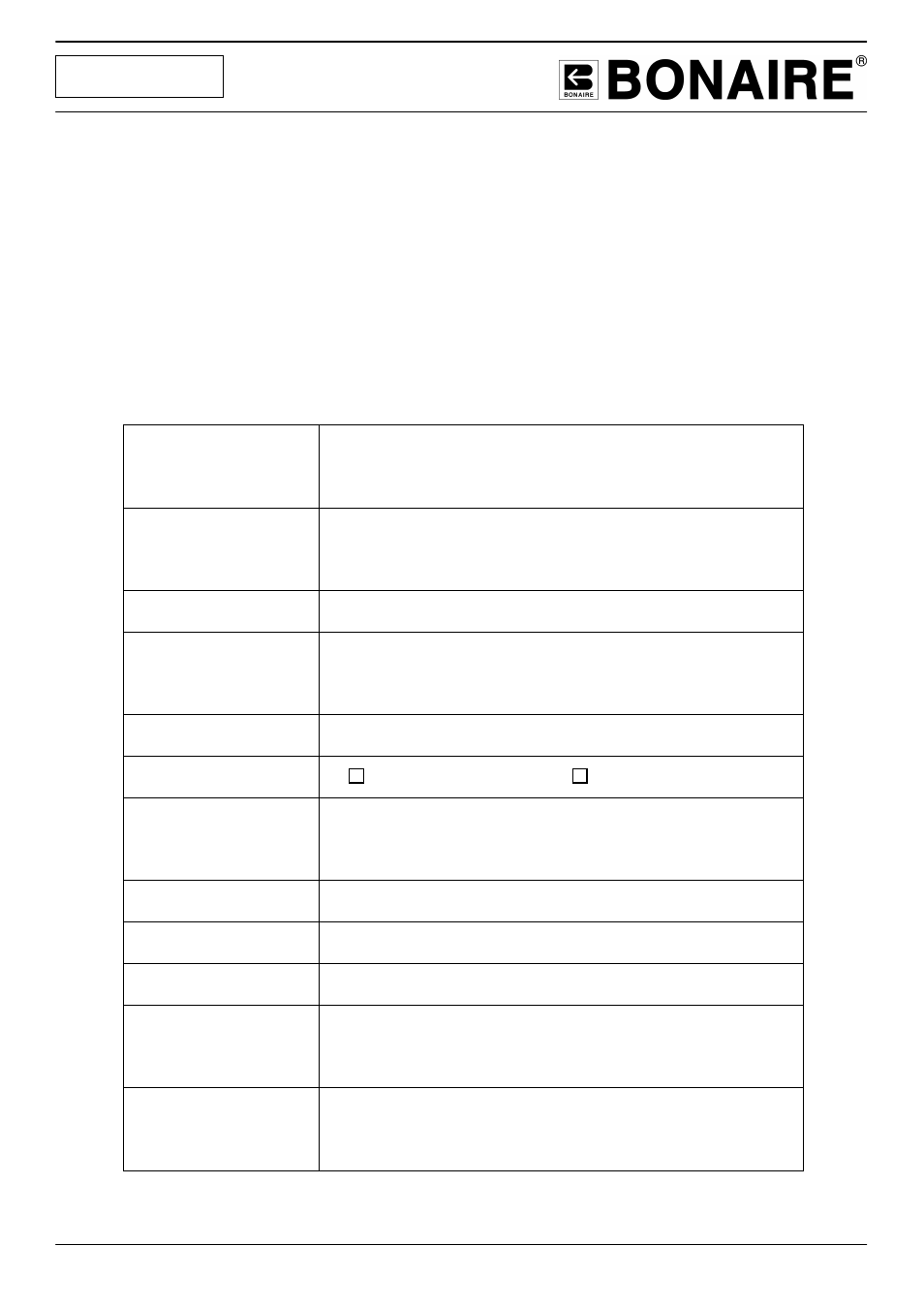 Service | Bonaire Ducted RAC Inverter User Manual | Page 34 / 40