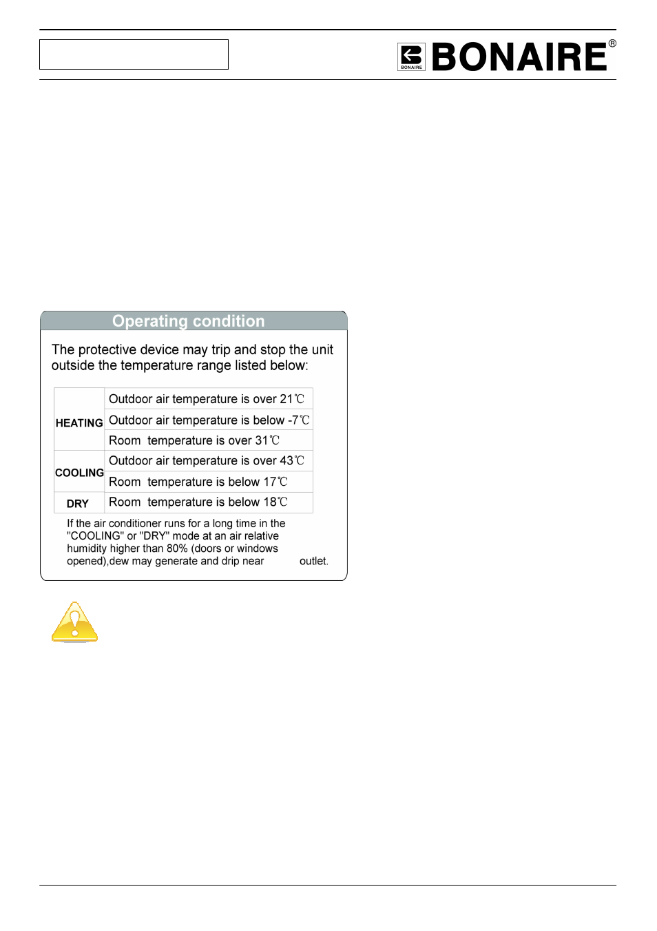 Introduction | Bonaire Ducted RAC Inverter User Manual | Page 5 / 40