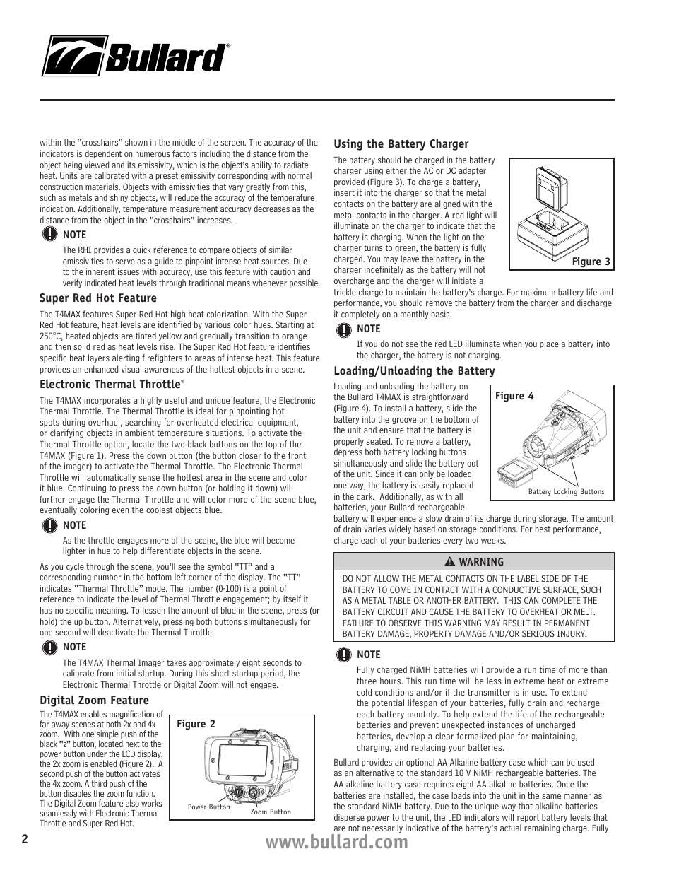 Bullard T4 User Manual | Page 2 / 6