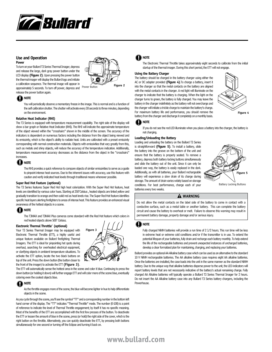 Bullard T3 Series User Manual | Page 2 / 4