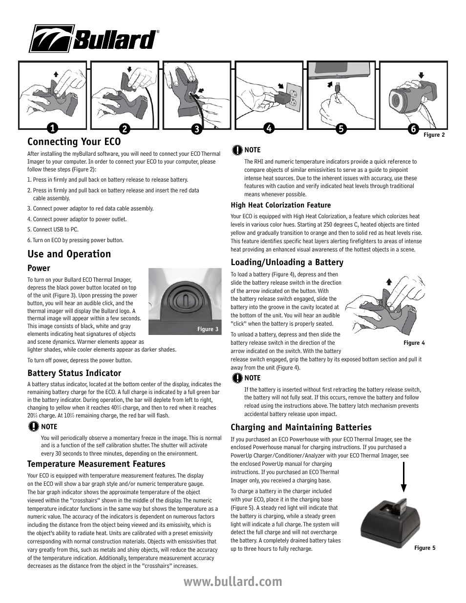 Connecting your eco, Use and operation | Bullard ECO User Manual | Page 2 / 4