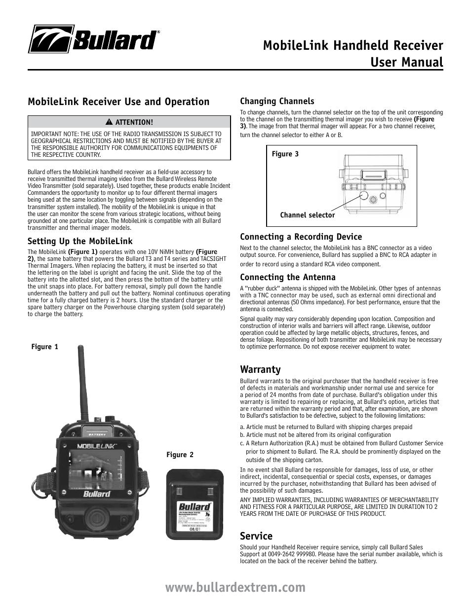 Bullard MobileLink User Manual | 2 pages