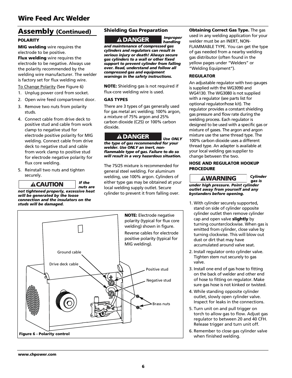 Assembly, Wire feed arc welder, Continued) | Campbell Hausfeld WG4130 User Manual | Page 6 / 44