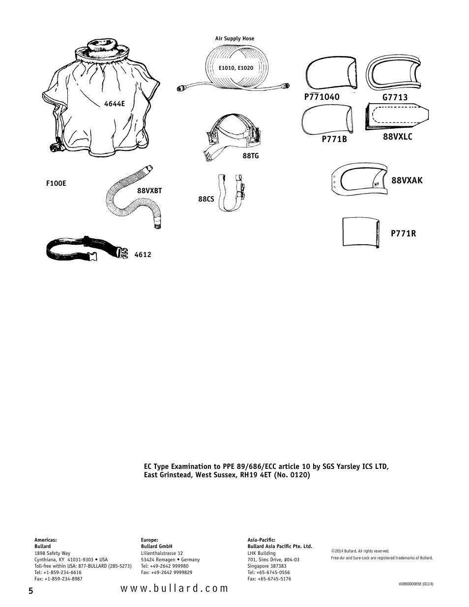 Bullard 88E User Manual | Page 6 / 24