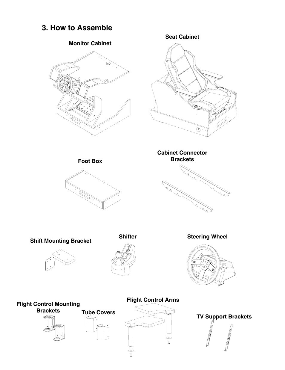 How to assemble | Chicago Gaming Redline GT User Manual | Page 5 / 40