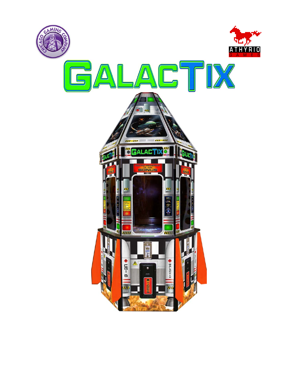 Chicago Gaming Galactix User Manual | 53 pages