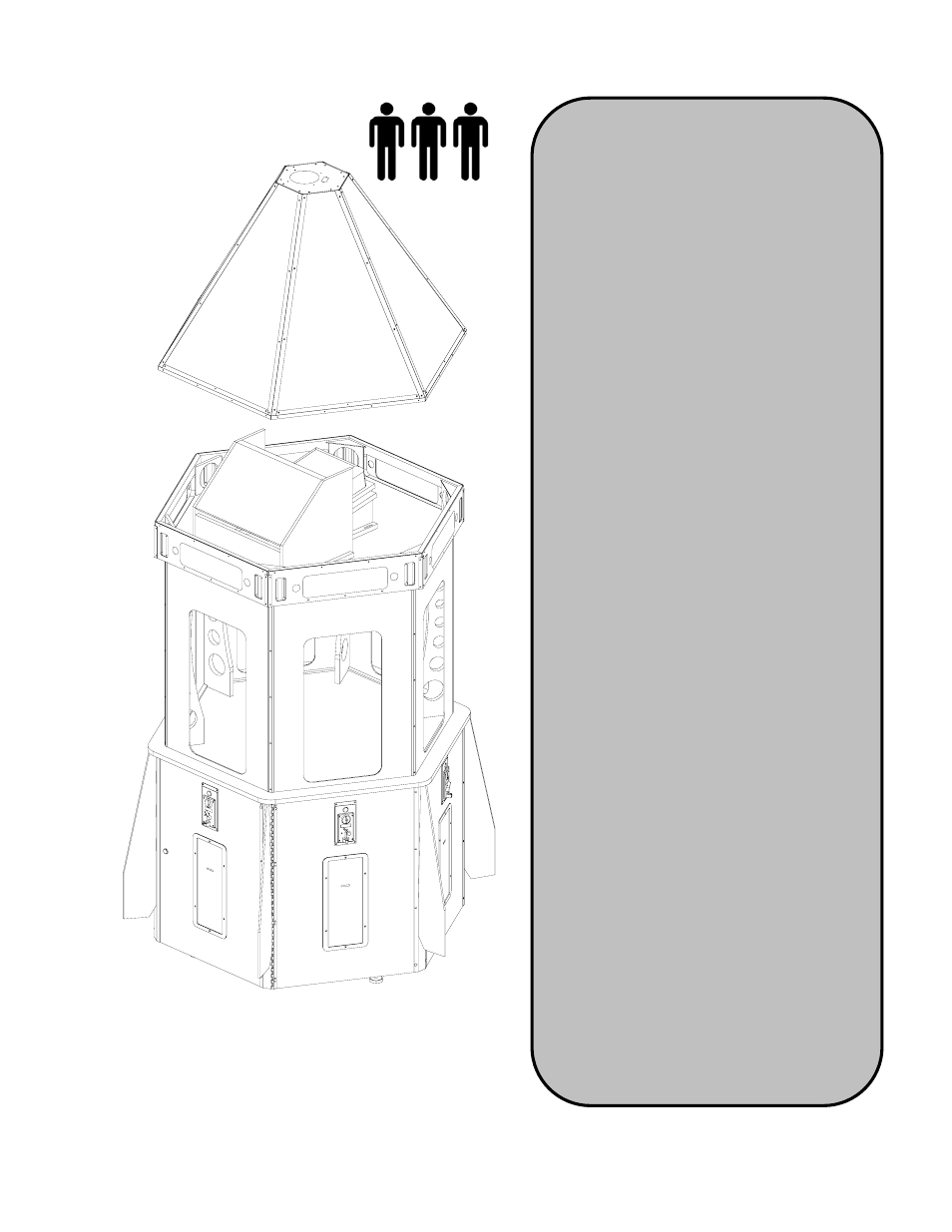 Connecting the nosecone | Chicago Gaming Galactix User Manual | Page 7 / 53