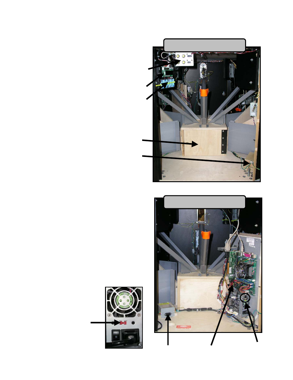 Service door and operator door | Chicago Gaming Galactix User Manual | Page 8 / 53