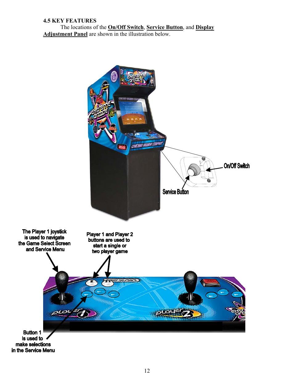Chicago Gaming Extreme Arcade User Manual | Page 12 / 18