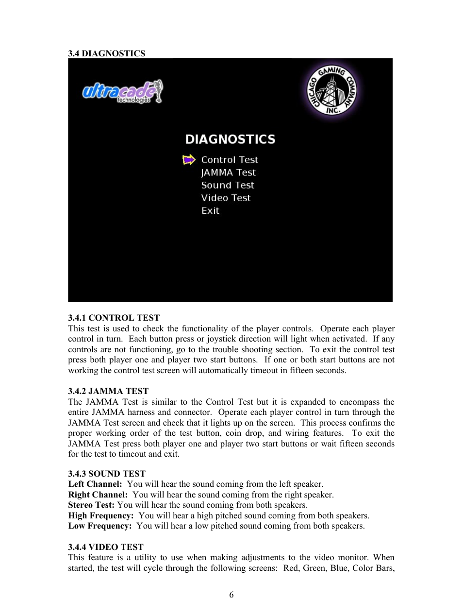 Chicago Gaming Ultimate Arcade User Manual | Page 6 / 13
