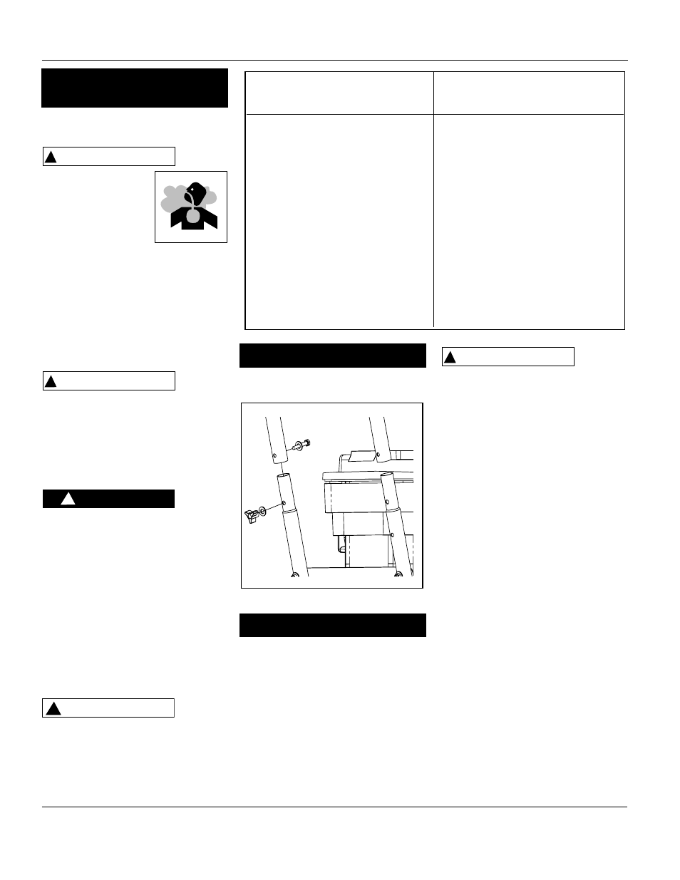 Attention, Danger, Généralités sur la sécurité (suite) | Assembly, Fonctionnement, Avertissement | Campbell Hausfeld GN356602AC User Manual | Page 8 / 24