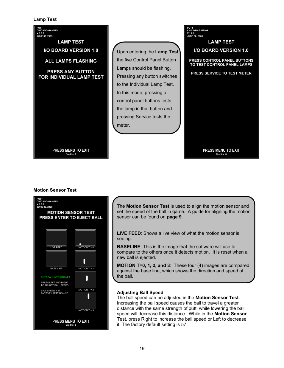 Chicago Gaming Putt! Championship User Manual | Page 19 / 45