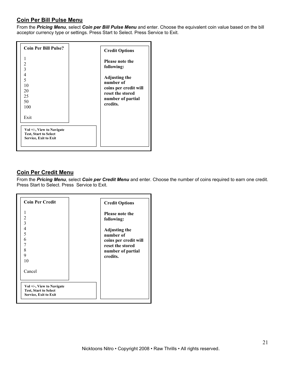 Chicago Gaming Nicktoons Nitro User Manual | Page 21 / 54