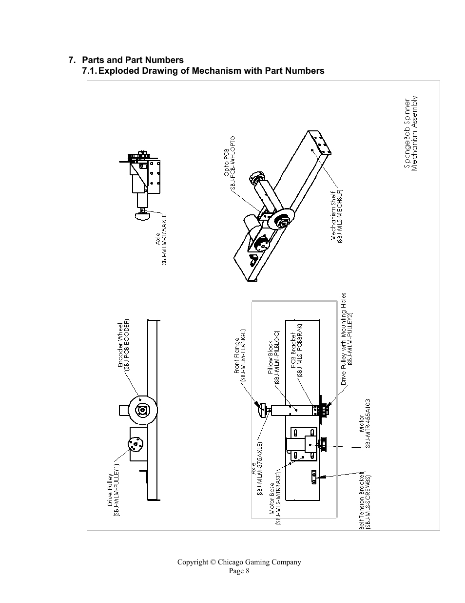 Chicago Gaming SpongeBob Jellyfishing User Manual | Page 8 / 11