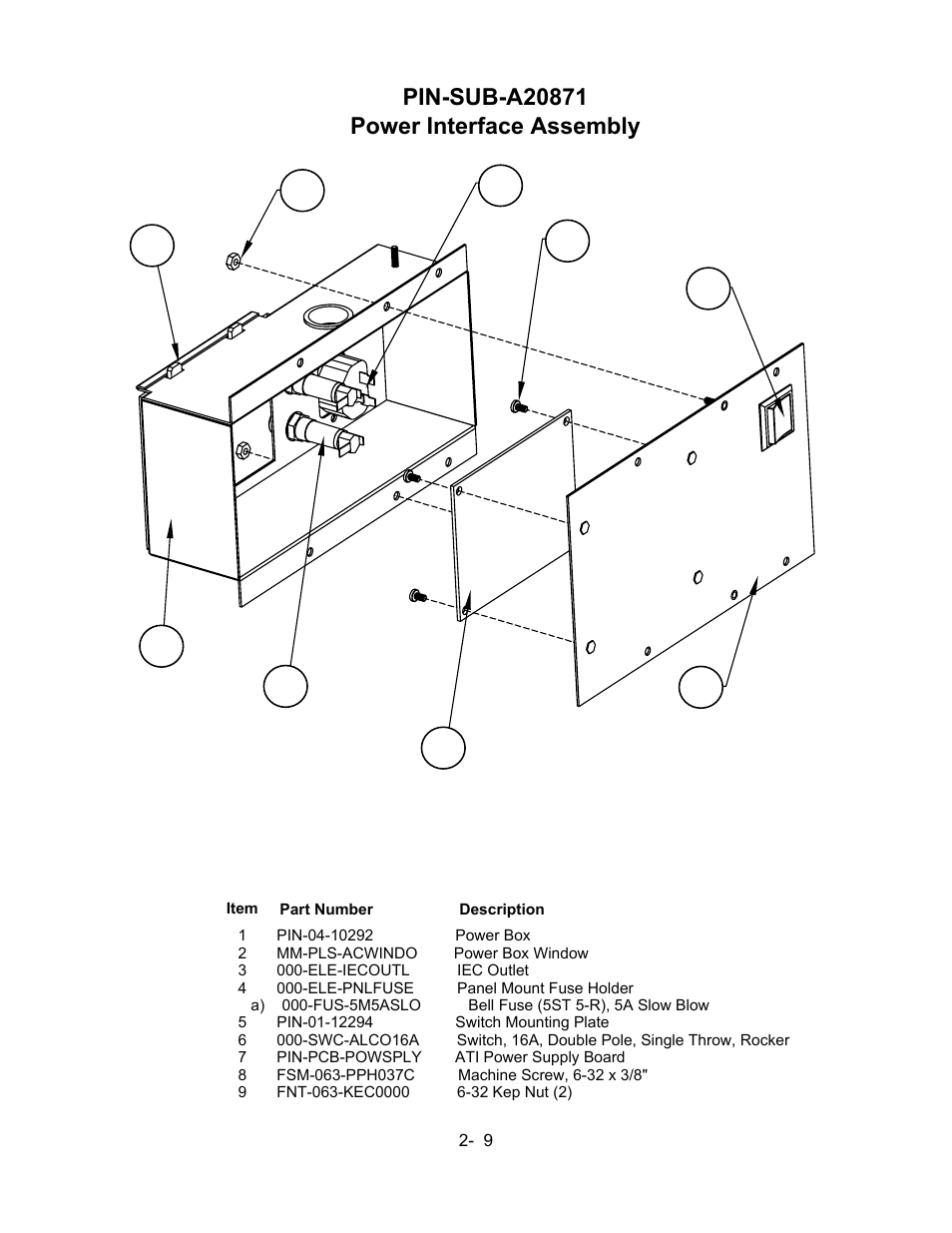 Power interface assembly | Chicago Gaming Medieval Madness Remake User Manual | Page 112 / 146