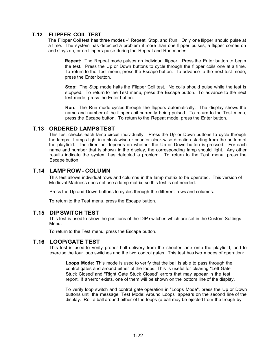 Chicago Gaming Medieval Madness Remake User Manual | Page 46 / 146