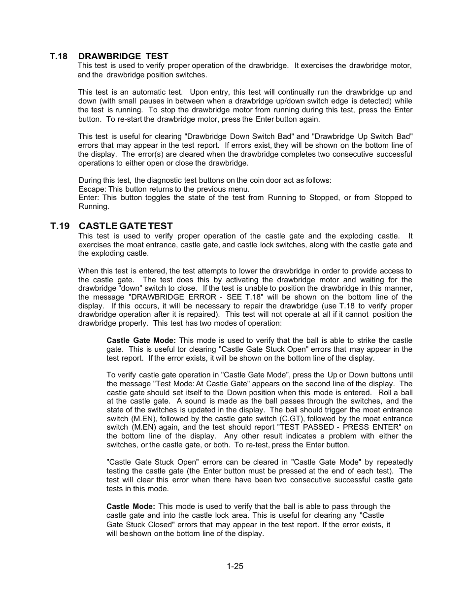 Chicago Gaming Medieval Madness Remake User Manual | Page 49 / 146