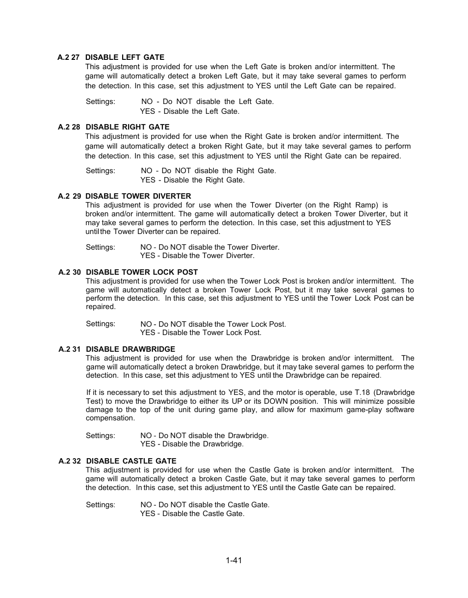 Chicago Gaming Medieval Madness Remake User Manual | Page 65 / 146