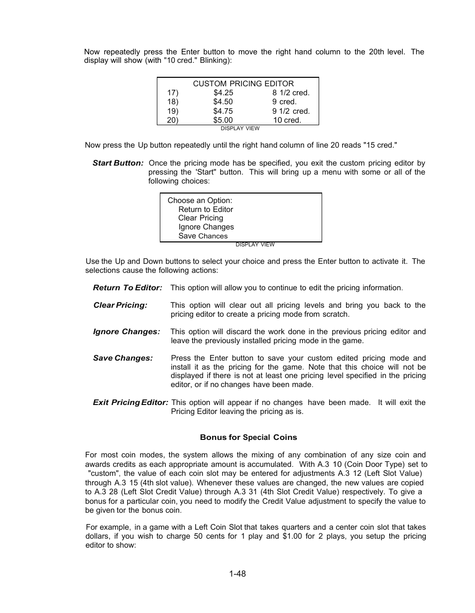 Chicago Gaming Medieval Madness Remake User Manual | Page 72 / 146