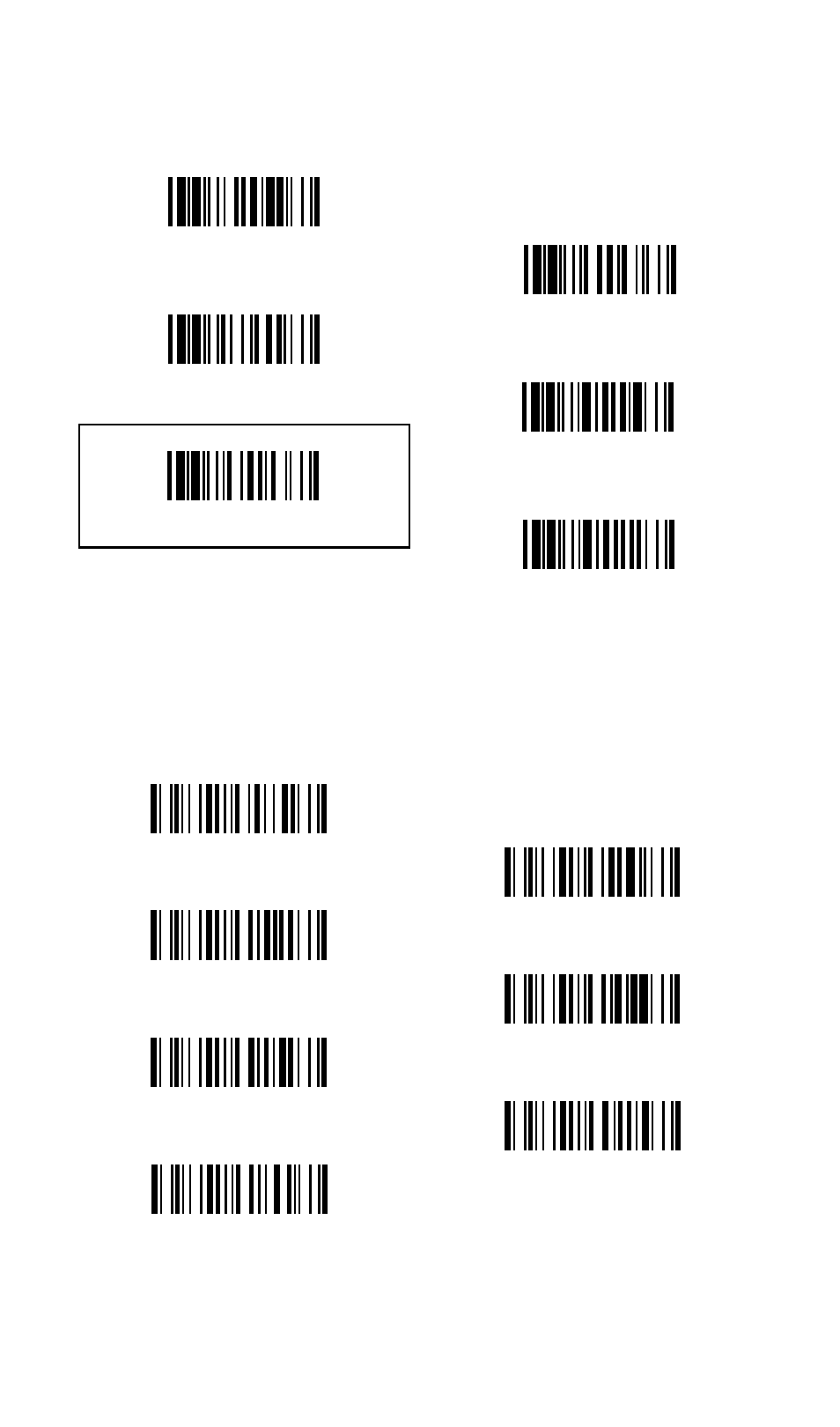 System commands, Host interface quick set | Cino A770 HC User Manual | Page 11 / 16