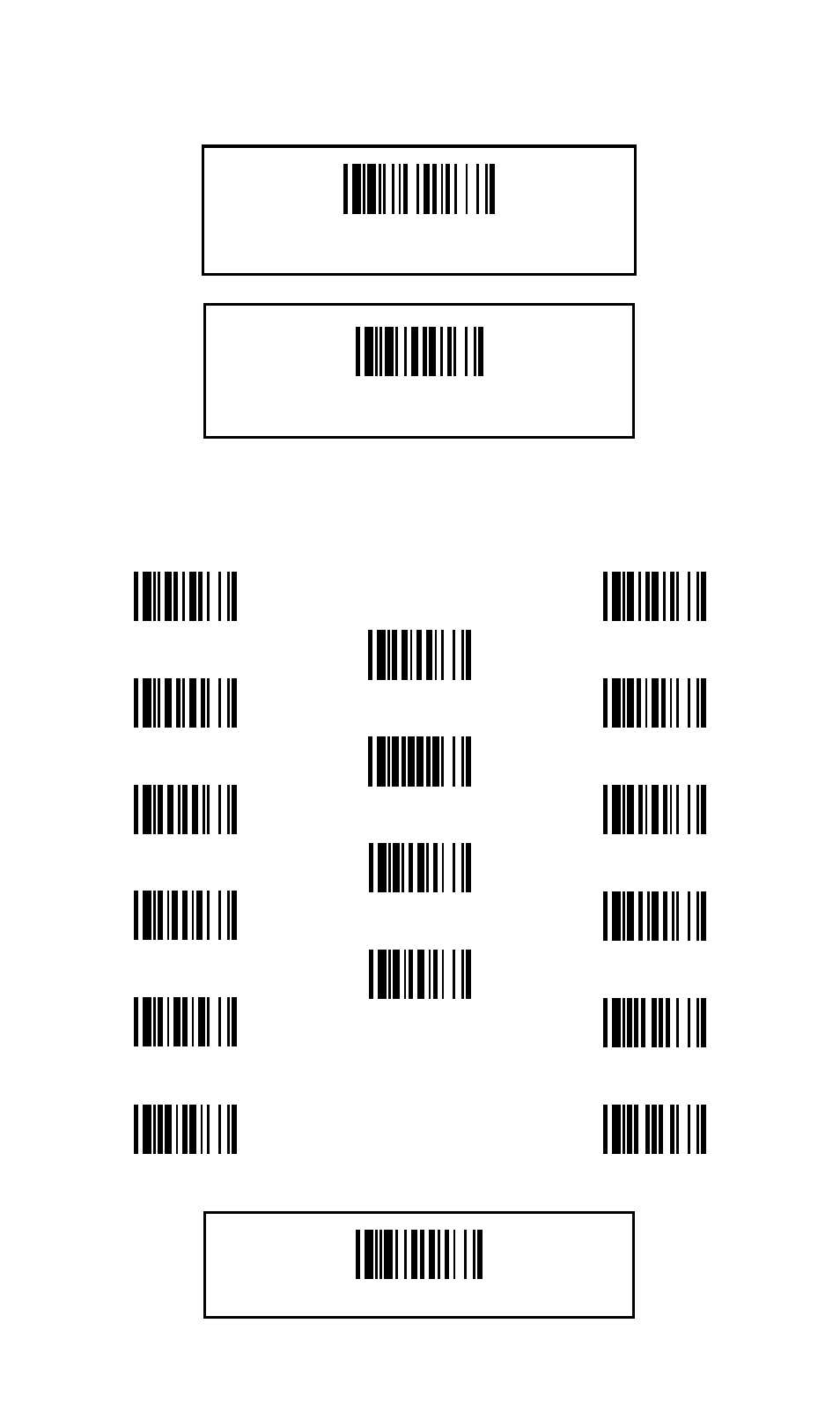 System commands, Option codes | Cino A770 HC User Manual | Page 12 / 16