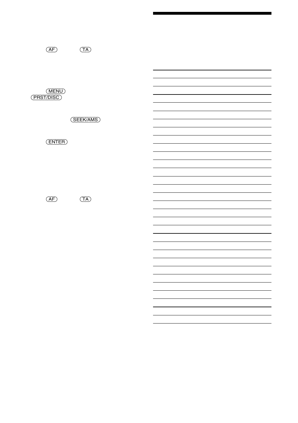 Locating a station by programme type | Sony XR-C2300R User Manual | Page 14 / 112