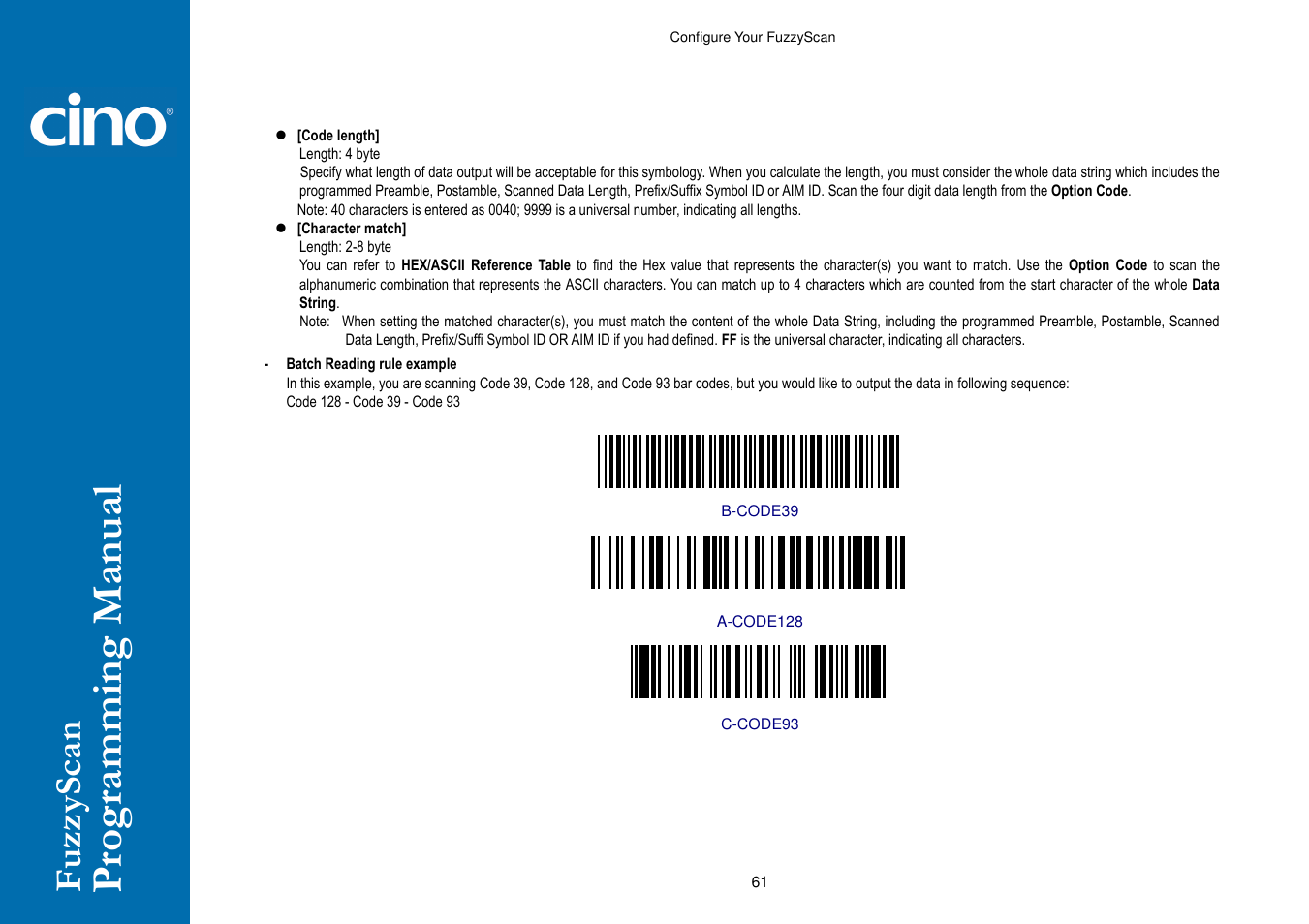 Cino A770 HC User Manual | Page 68 / 93