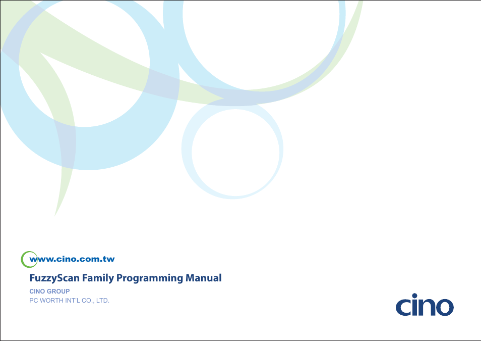 Fuzzyscan family programming manual | Cino A770 HC User Manual | Page 93 / 93