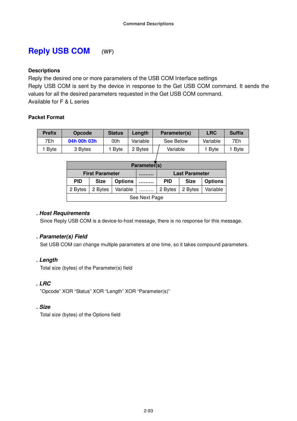 Reply usb com | Cino FA470 User Manual | Page 108 / 251