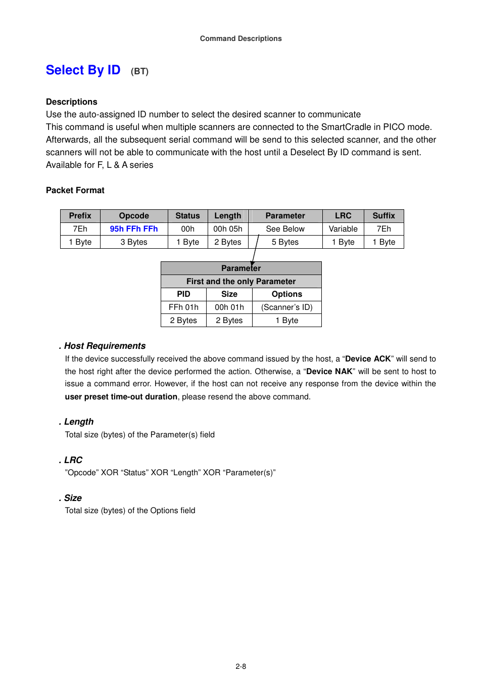 Select by id | Cino FA470 User Manual | Page 23 / 251