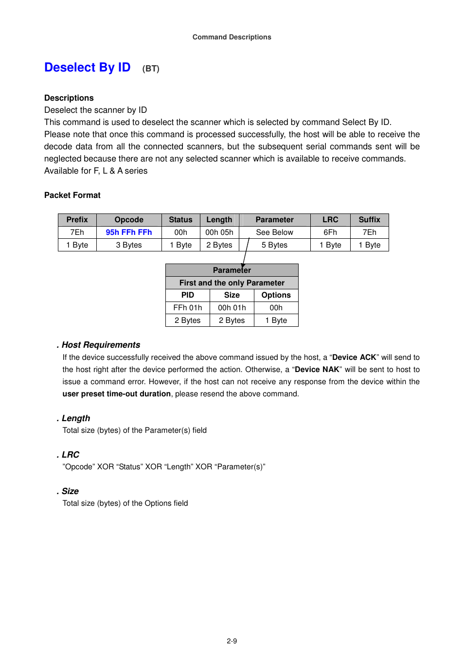 Deselect by id | Cino FA470 User Manual | Page 24 / 251