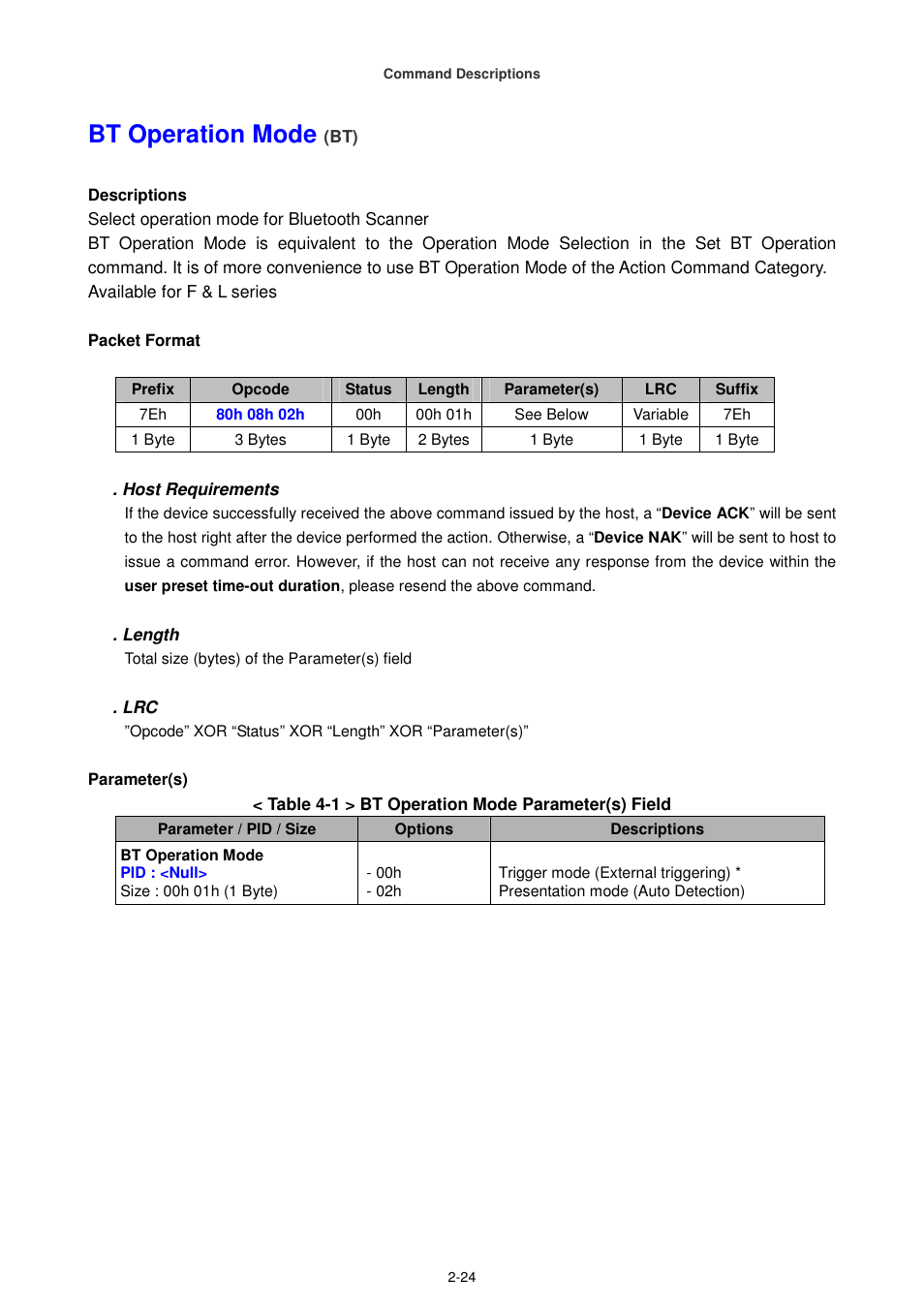 Bt operation mode | Cino FA470 User Manual | Page 39 / 251
