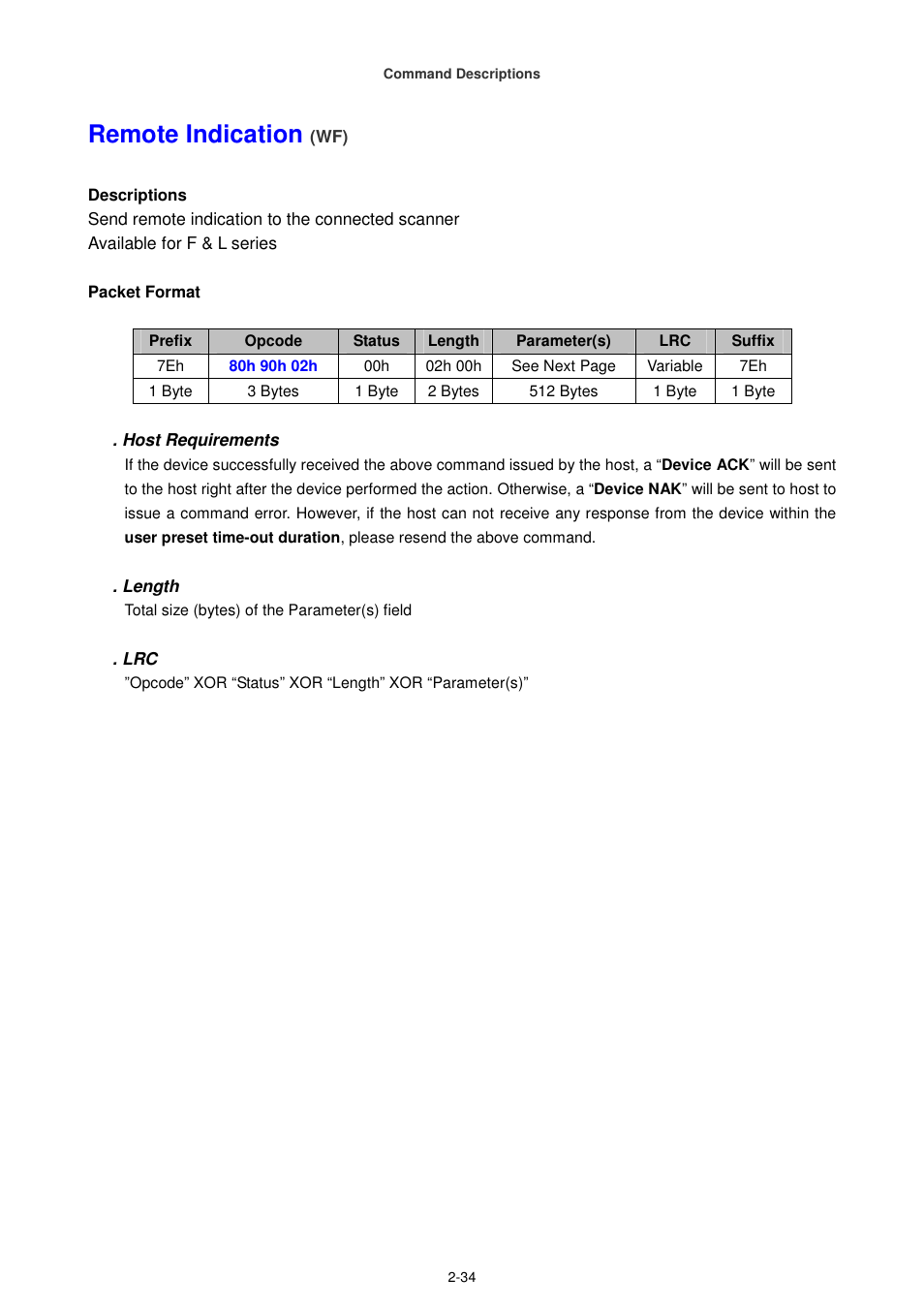 Remote indication | Cino FA470 User Manual | Page 49 / 251