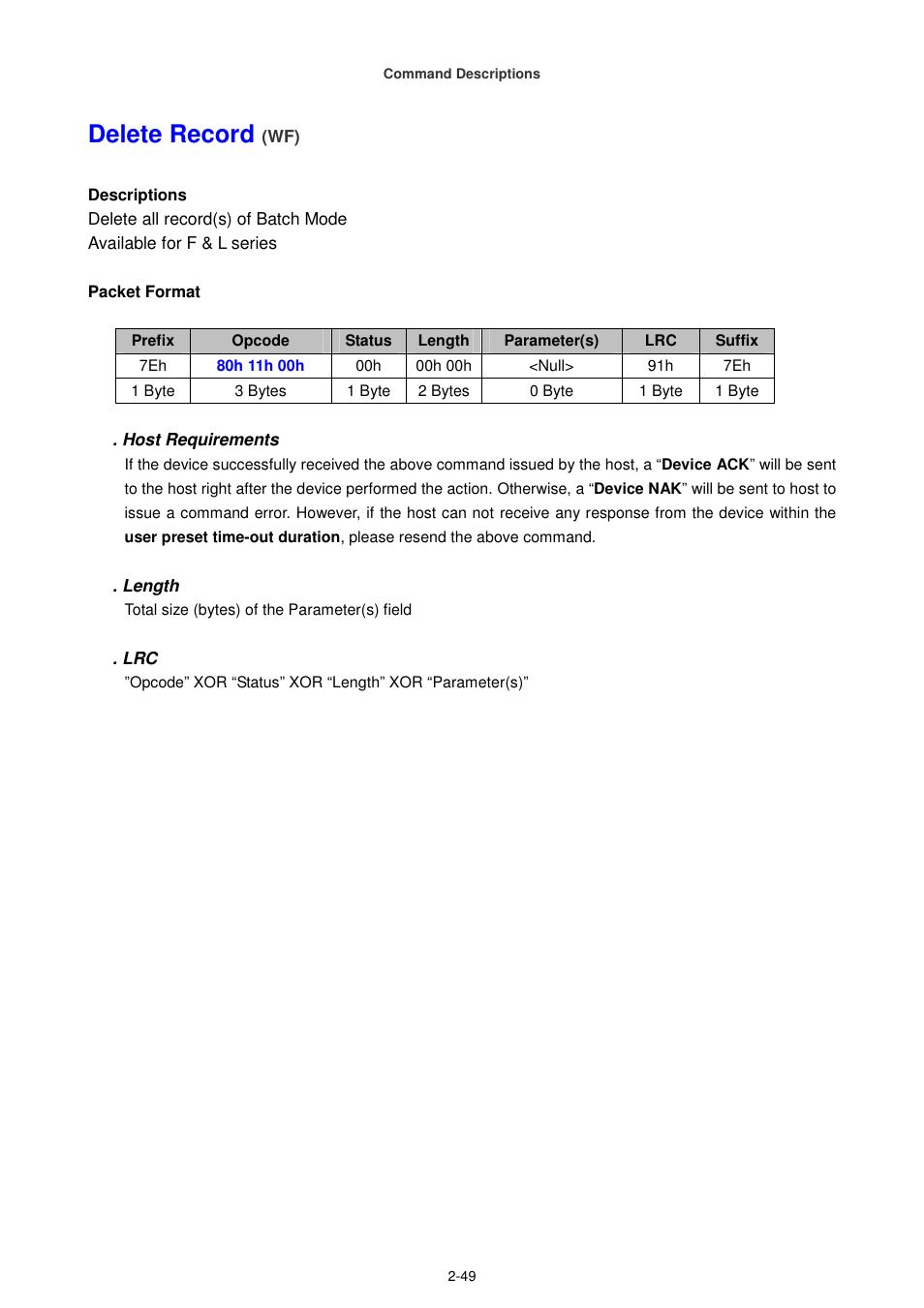 Delete record | Cino FA470 User Manual | Page 64 / 251