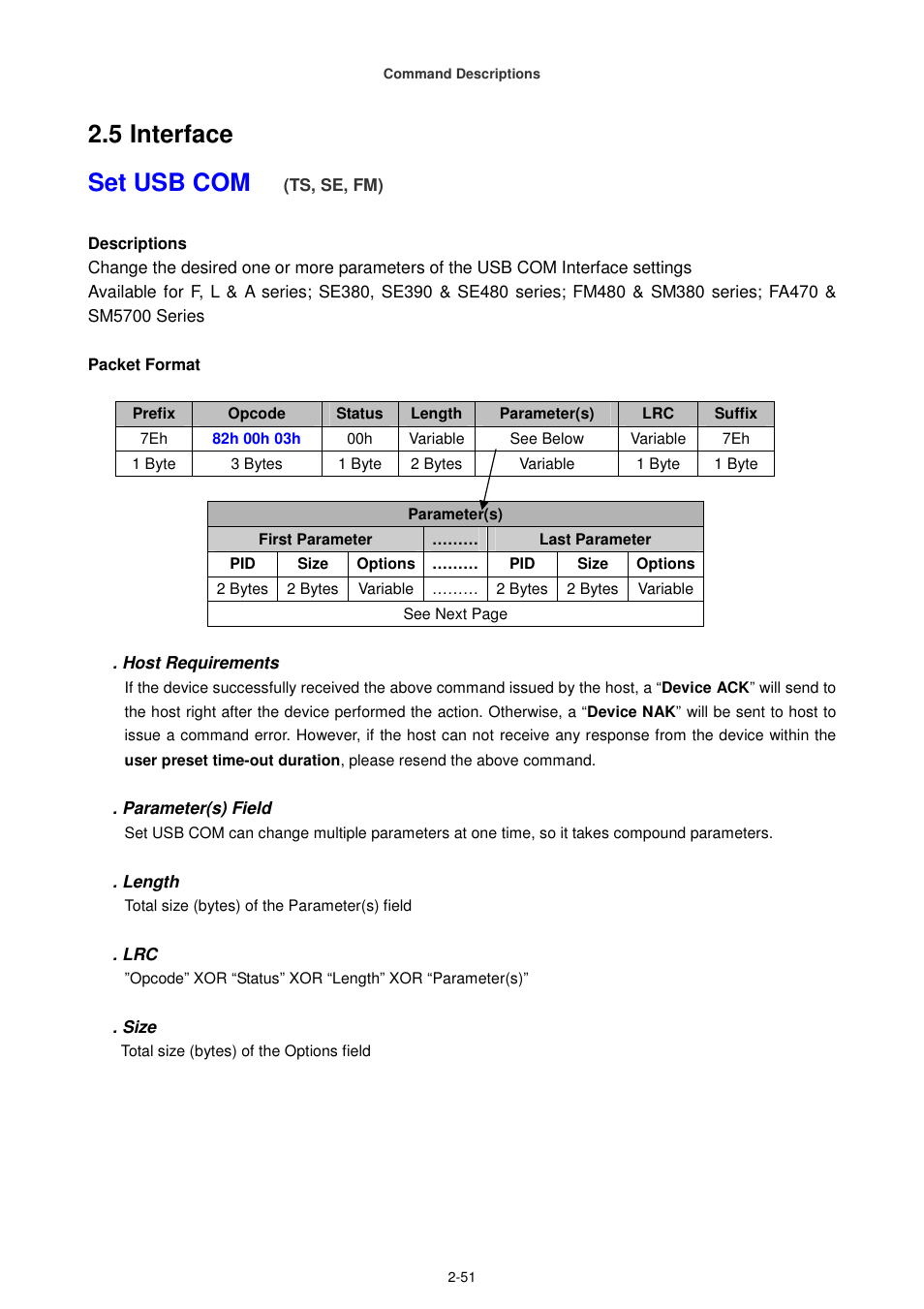 5 interface set usb com | Cino FA470 User Manual | Page 66 / 251