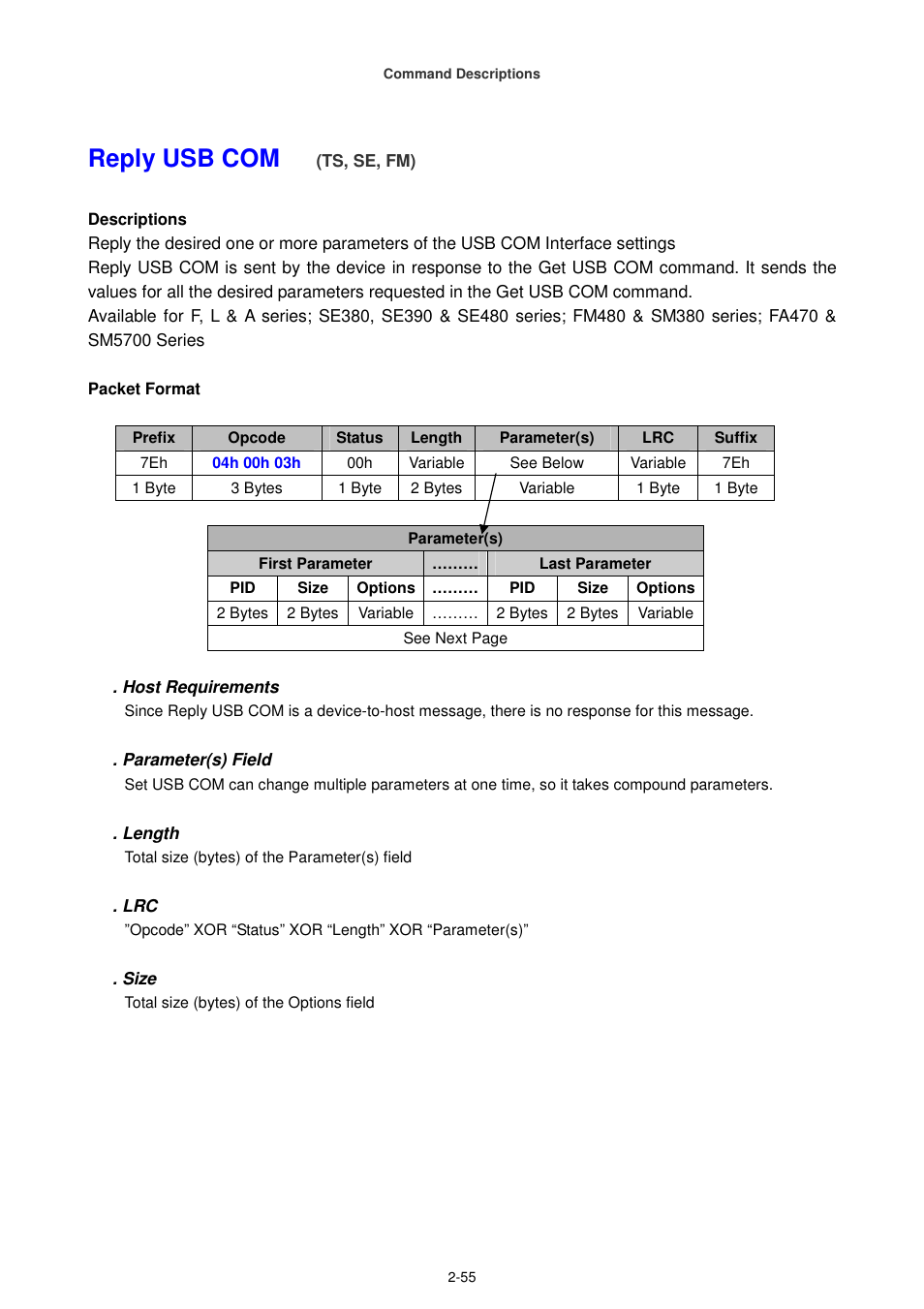 Reply usb com | Cino FA470 User Manual | Page 70 / 251